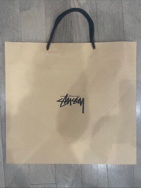 🛍️ AUTHENTIC XL STÜSSY Luxury Gift Bag - Collector’s Item 16”x15”x6.5”